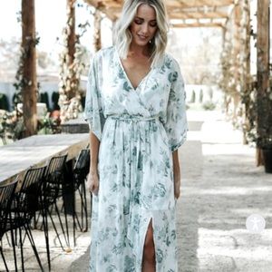 Baltic Born Kia Sage floral maxi dress xl